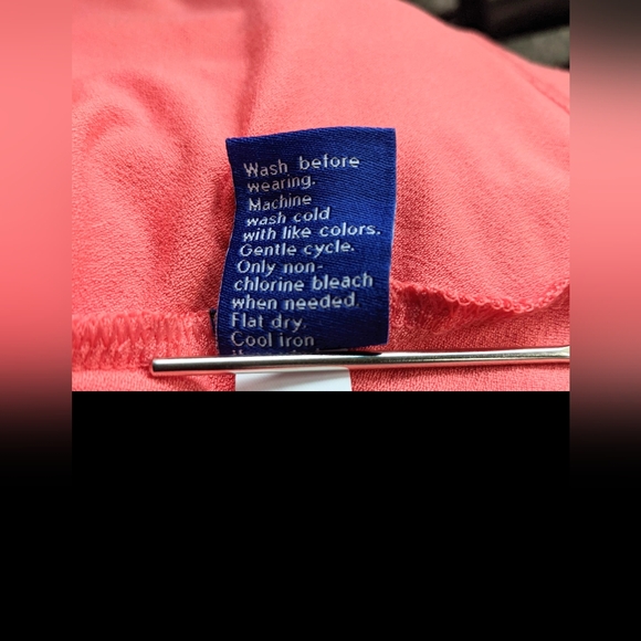 APT 9 Long Sleeves Top XXL babydoll style flowy crew neck elastic at wrist - Picture 5 of 6